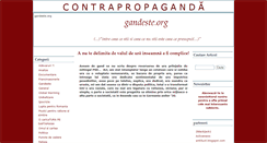 Desktop Screenshot of gandeste.org